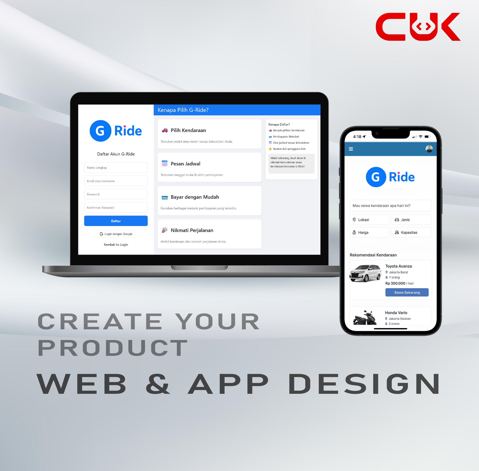 CUK PRODEV - Jasa Website, Aplikasi, Sistem Digital